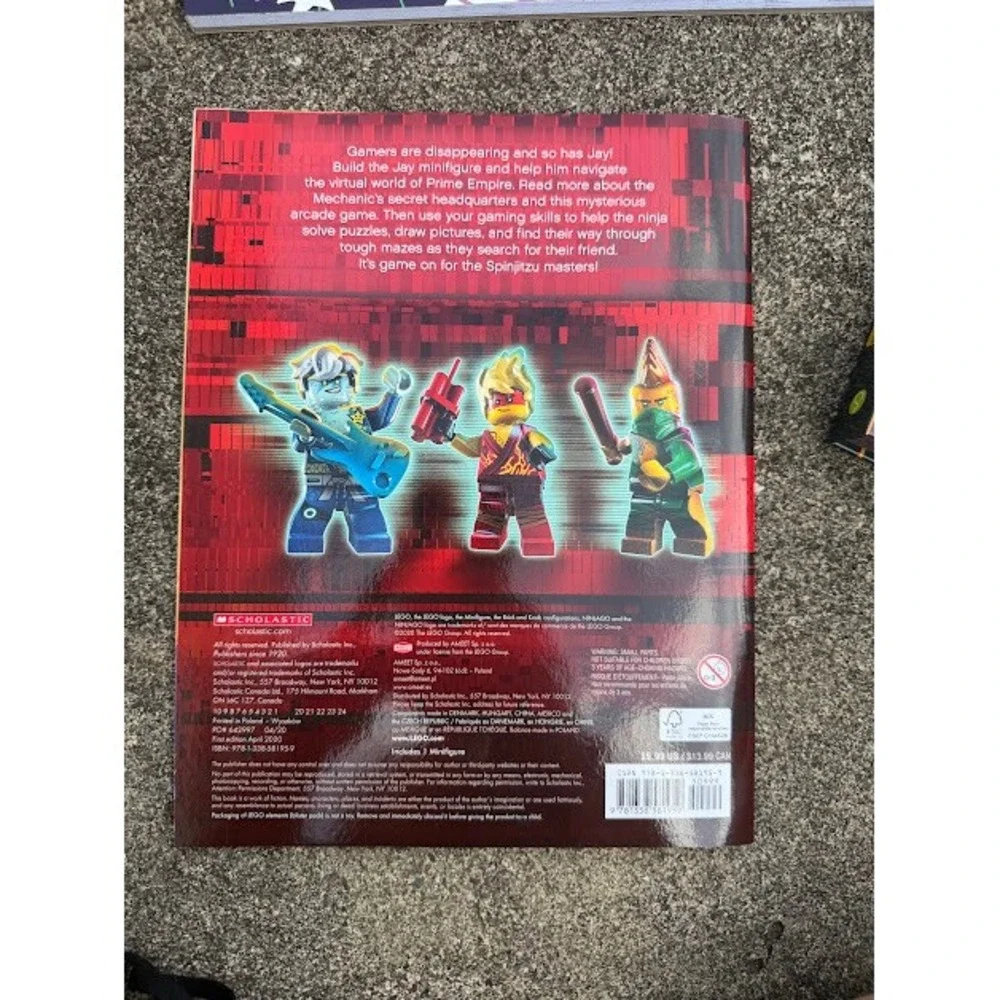 Space LEGO Ninjago Activity Book Set Bundle Multicolor Creative Play